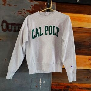 Champion Gray Cal Poly Sweatshirt